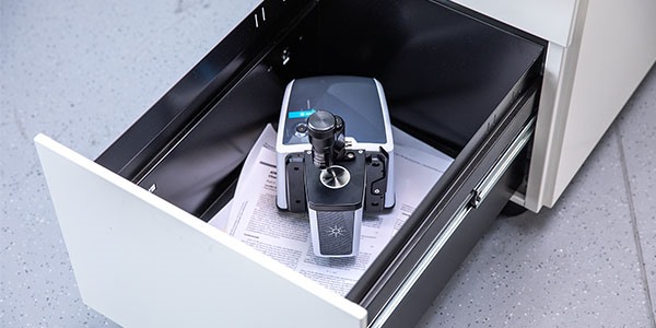 The incredibly small yet incredibly robust and versatile Cary 630 FTIR spectrophotometer