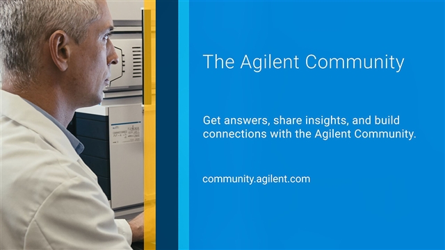 Join the Agilent Community