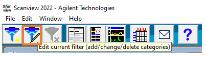 Scanview Edit Current Filter